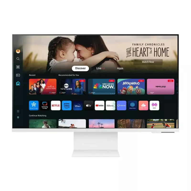 Samsung M80D Monitor de computador 81,3 cm (32 polegadas) 3840 x 2160 píxeis 4K Ultra HD LED Branco