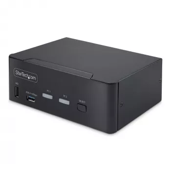 StarTech.com P2CDD143-KVM-SWITCH Comutador KVM Preto
