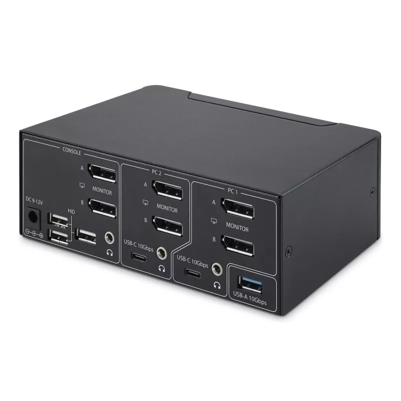 StarTech.com P2CDD143-KVM-SWITCH Comutador KVM Preto