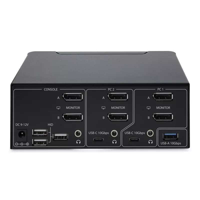 StarTech.com P2CDD143-KVM-SWITCH Comutador KVM Preto