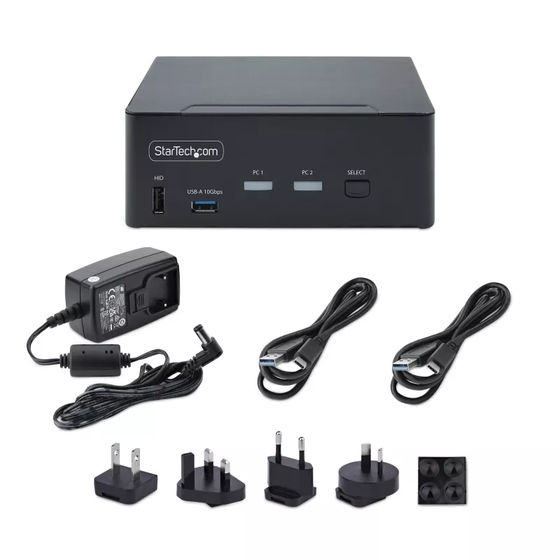 StarTech.com P2CDD143-KVM-SWITCH Comutador KVM Preto
