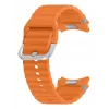 Samsung Sport Band (S/M) para Galaxy Watch 7, pulseira, smartwatch, Laranja, Samsung, Galaxy Watch7/Watch6/Watch5 Pro/Watch4 Sport, Borracha