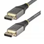 StarTech.com Cabo DisplayPort 1.4 de 1ft (30cm) - 8K 60Hz HDR10 - Vídeo Ultra HD 4K 120Hz - Cabo DP 1.4 - Para monitores/ecrãs - Cabo DisplayPort para DisplayPort - M/M