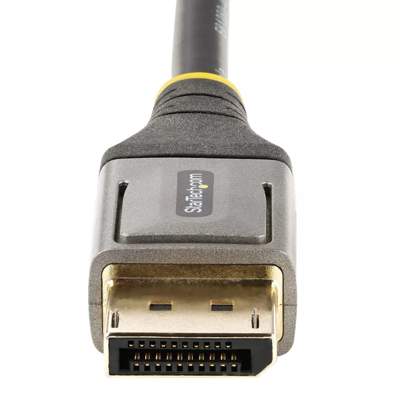 StarTech.com Cabo DisplayPort 1.4 de 1ft (30cm) - 8K 60Hz HDR10 - Vídeo Ultra HD 4K 120Hz - Cabo DP 1.4 - Para monitores/ecrãs - Cabo DisplayPort para DisplayPort - M/M