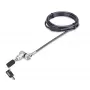 StarTech.com Fecho universal para portátil 3-em-1 6.6ft (2m), cabo de segurança com chave mestra, segurança informática, compatível com Noble Wedge®/Nano/K-Slot; cabo anti-roubo resistente a cortes
