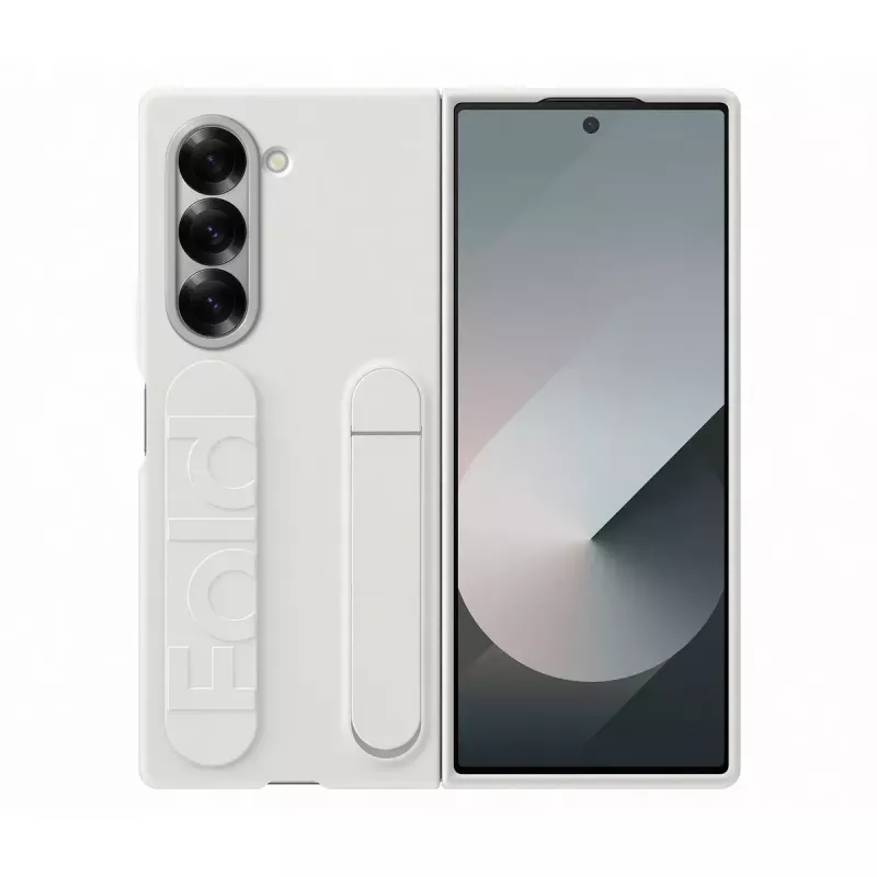 Capa de silicone Samsung branca para telemóvel 19,3 cm (7,6 polegadas)