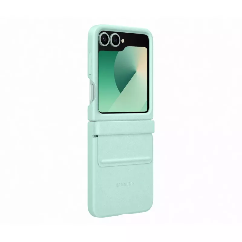Samsung EF-VF741PMEGWW Kindsuit tampa traseira, pele vegan, menta