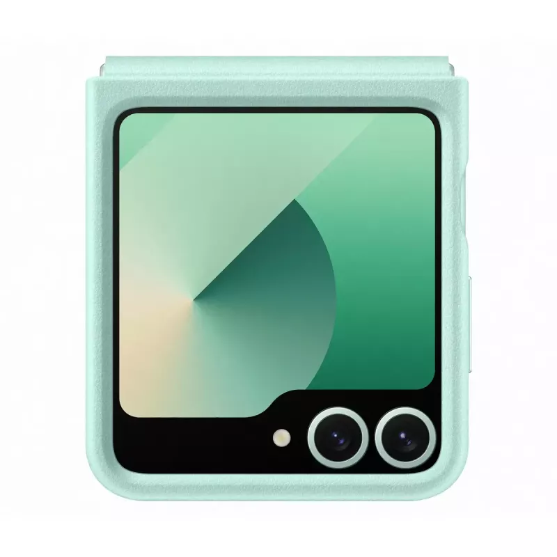 Samsung EF-VF741PMEGWW Kindsuit tampa traseira, pele vegan, menta