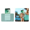 Samsung EF-VF741PMEGWW Kindsuit tampa traseira, pele vegan, menta