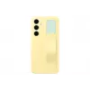 Capa Samsung Galaxy S24 FE amarela monocromática com suporte de mesa