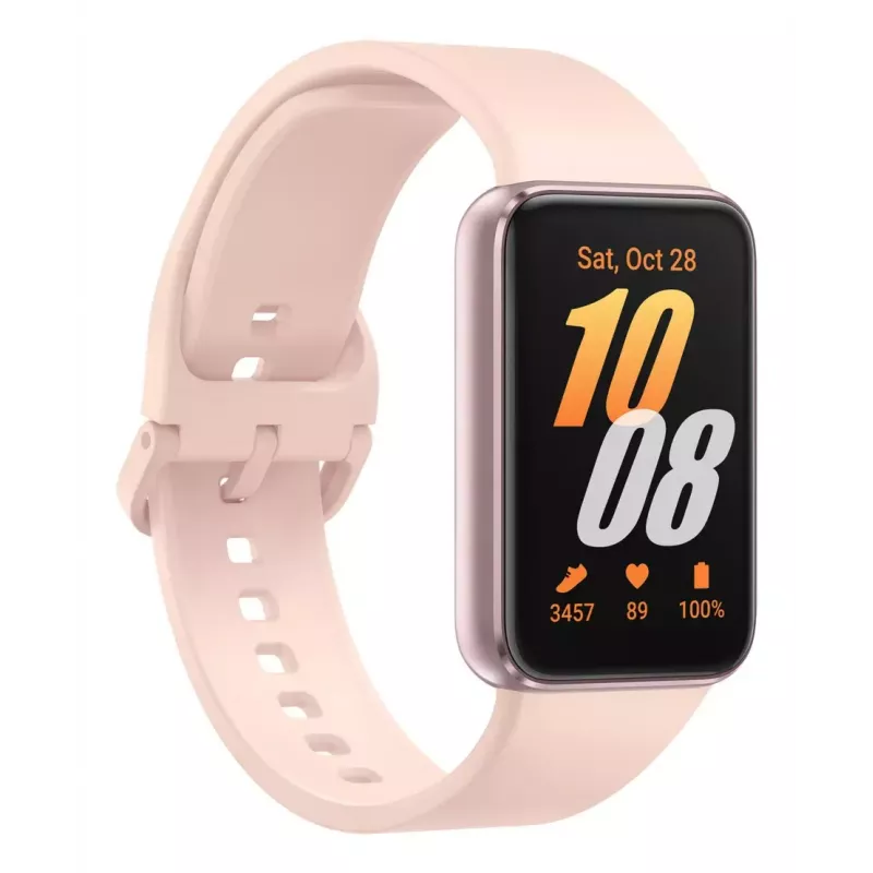 Smartwatch Samsung Galaxy Fit3 40 mm caixa de alumínio, 1,6 polegadas AMOLED, Bluetooth 5.3, 208 mAh, ouro rosa