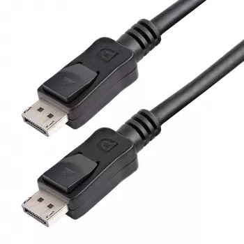 Cabo DisplayPort 1.2 StarTech.com 10ft (3m) – Cabo DisplayPort 4K x 2K Ultra HD certificado VESA – Cabo DP para DP para monitor – Cabo de vídeo/display DP – Fichas DP com encaixe