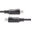 Cabo DisplayPort 1.2 StarTech.com 10ft (3m) – Cabo DisplayPort 4K x 2K Ultra HD certificado VESA – Cabo DP para DP para monitor – Cabo de vídeo/display DP – Fichas DP com encaixe