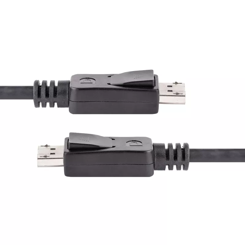 Cabo DisplayPort 1.2 StarTech.com 1,8 m (6ft) – Cabo DisplayPort 4K x 2K Ultra HD certificado VESA – Cabo DP para DP para monitor – Cabo de vídeo/display DP – Fichas DP com bloqueio