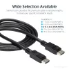 Cabo DisplayPort 1.2 StarTech.com 1,8 m (6ft) – Cabo DisplayPort 4K x 2K Ultra HD certificado VESA – Cabo DP para DP para monitor – Cabo de vídeo/display DP – Fichas DP com bloqueio