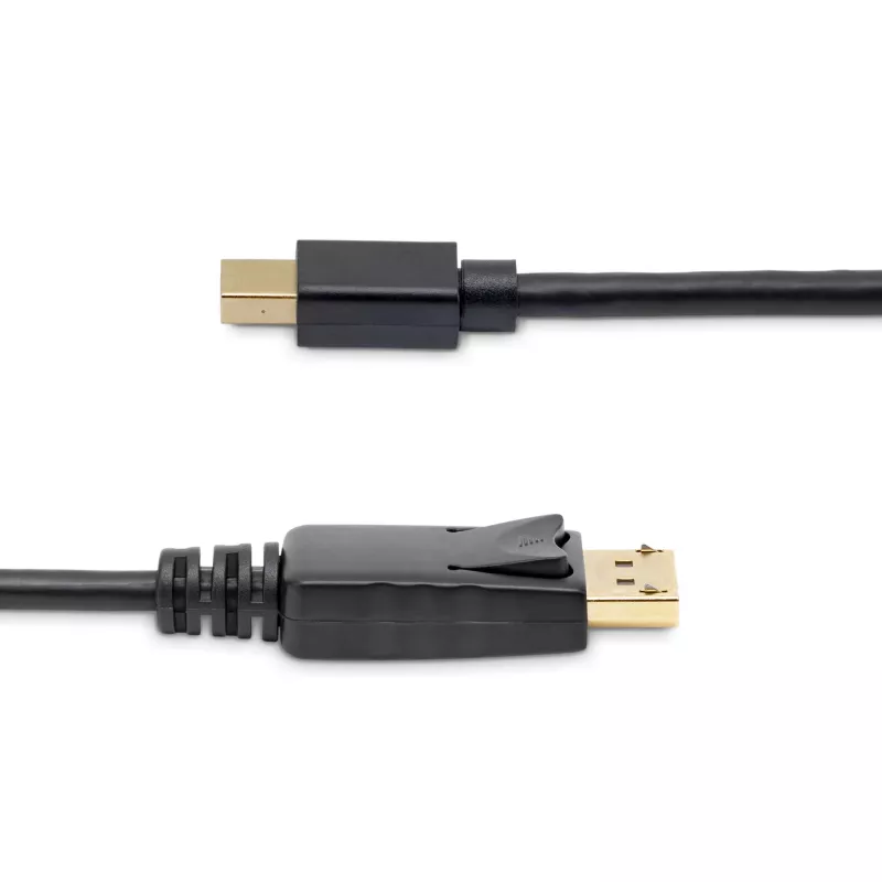 Cabo Mini DisplayPort para DisplayPort 1.2 StarTech.com 1,8 m – Cabo adaptador Mini DisplayPort para DisplayPort 4K x 2K UHD – Cabo Mini DP para DP para monitor – Cabo conversor mDP para DP