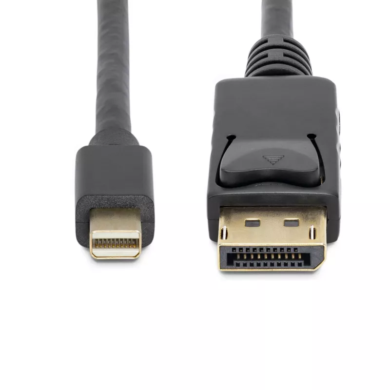 Cabo Mini DisplayPort para DisplayPort 1.2 StarTech.com 1,8 m – Cabo adaptador Mini DisplayPort para DisplayPort 4K x 2K UHD – Cabo Mini DP para DP para monitor – Cabo conversor mDP para DP