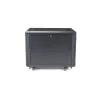 Armário de servidor 12U de 4 postes StarTech.com, armário de dados de 19 polegadas com fecho para equipamento de computador/AV/IT, rack de escritório/rede doméstica com rodas e calhas de montagem ajustáveis