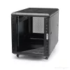Armário de servidor 12U de 4 postes StarTech.com, armário de dados de 19 polegadas com fecho para equipamento de computador/AV/IT, rack de escritório/rede doméstica com rodas e calhas de montagem ajustáveis