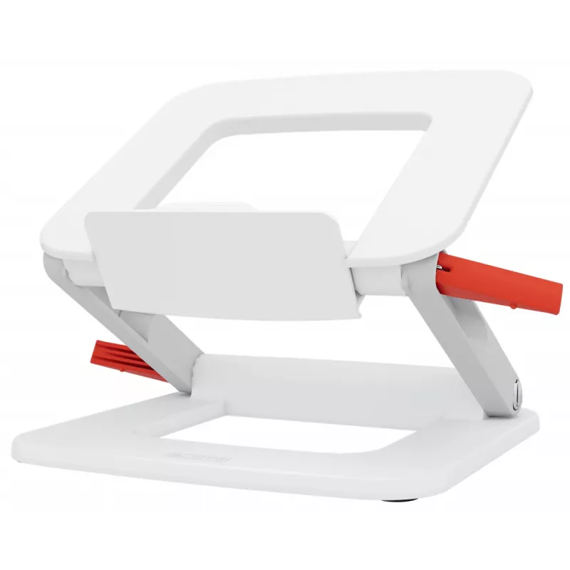 Leitz Ergo 64240001 suporte ajustável multiângulo para portátil, dobrável, 13-15 polegadas (33-38,1 cm), branco