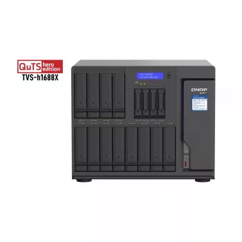 NAS QNAP TVS-h1688X Tower Intel® Xeon® W-1250 32 GB DDR4 0 TB QuTS hero Black