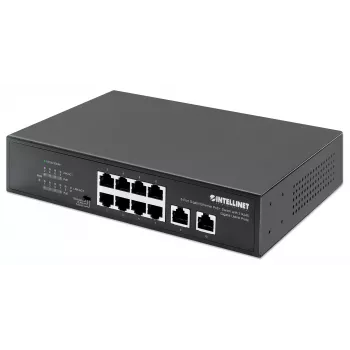 Switch Intellinet 8 portas Gigabit Ethernet PoE+ 120W 2 portas uplink