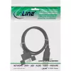 Cabo adaptador InLine USB 2.0 Type-A macho / Type-A fêmea para chapa de slot, 0,6 m