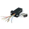 Adaptador modular StarTech.com DB9 para RJ45 – M/F, DB-9, RJ-45, preto