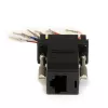 Adaptador modular StarTech.com DB9 para RJ45 – M/F, DB-9, RJ-45, preto