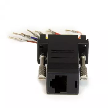 Adaptador modular StarTech.com DB9 para RJ45 – M/F, DB-9, RJ-45, preto