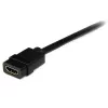 StarTech.com HDEXT2M cabo extensor High Speed HDMI de 2 m, HDMI macho-fêmea, Ultra HD 4K x 2K, 10,2 Gbit/s, 28 AWG, blindado, banhado a ouro, preto
