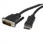 StarTech.com DP2DVIMM10 cabo adaptador DisplayPort para DVI-D de 3 m (10 ft), macho/macho, passivo, 1920x1200 / 1080p, preto