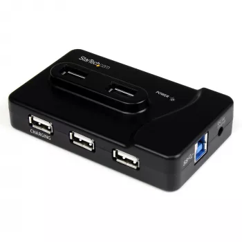 Hub combinado StarTech.com 6 portas USB 3.0 / USB 2.0 com porta de carregamento 2A – 2x USB 3.0 e 4x USB 2.0