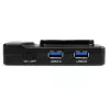 Hub combinado StarTech.com 6 portas USB 3.0 / USB 2.0 com porta de carregamento 2A – 2x USB 3.0 e 4x USB 2.0