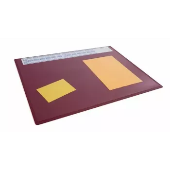 Tapete de secretária Durable 722303 polipropileno vermelho 650x500mm