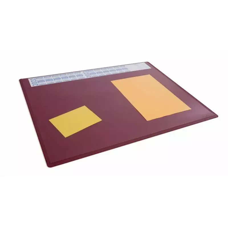 Tapete de secretária Durable 722303 polipropileno vermelho 650x500mm