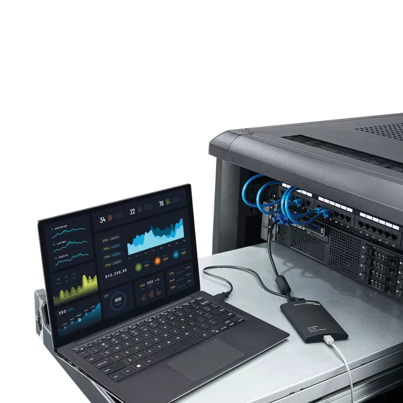 Adaptador StarTech.com consola KVM para USB 2.0 para portátil carrinho de crash