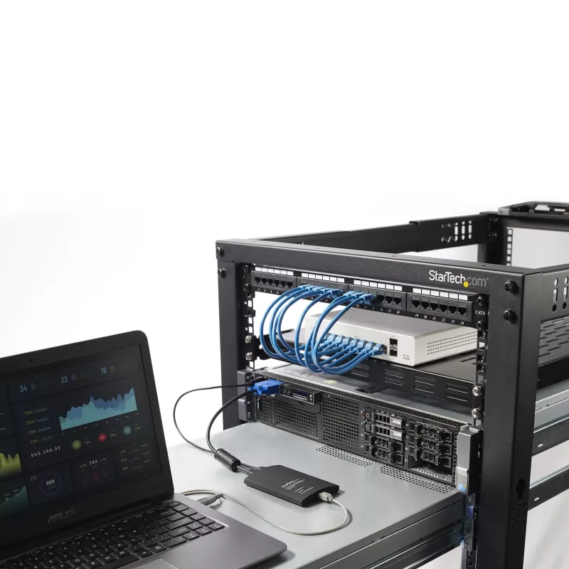 Adaptador StarTech.com consola KVM para USB 2.0 para portátil carrinho de crash