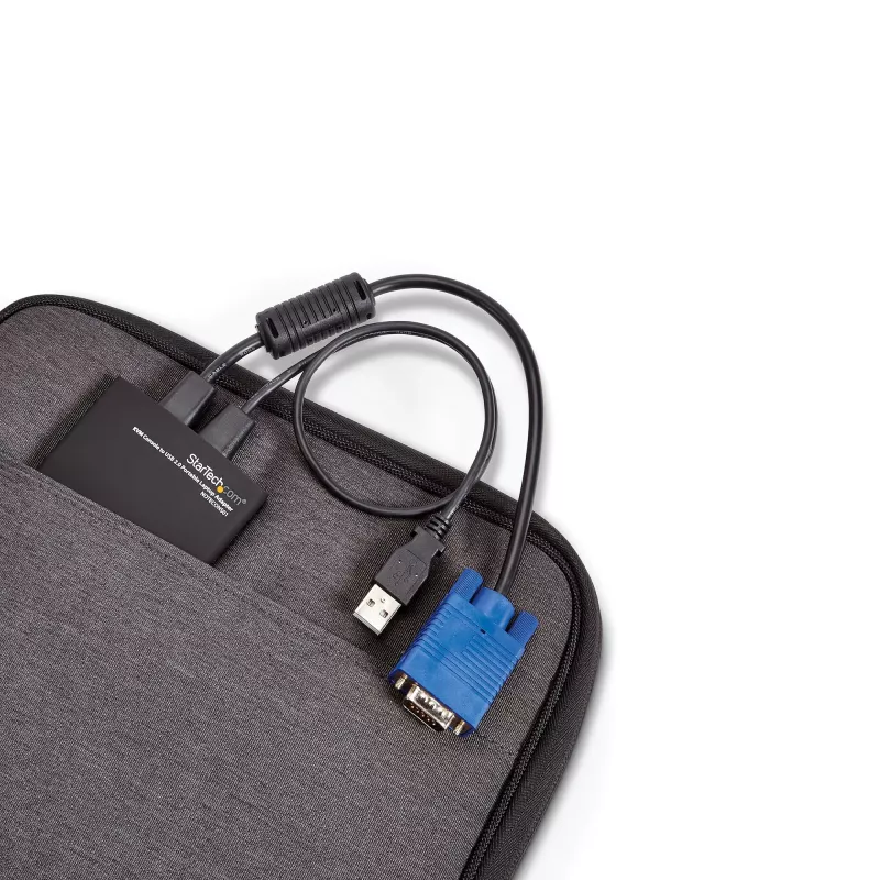 Adaptador StarTech.com consola KVM para USB 2.0 para portátil carrinho de crash