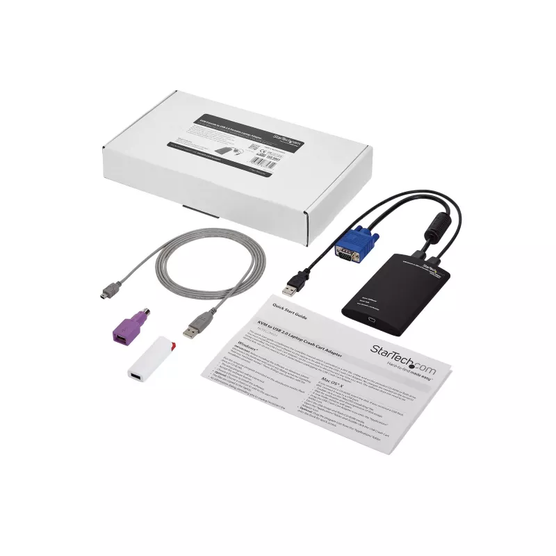 Adaptador StarTech.com consola KVM para USB 2.0 para portátil carrinho de crash