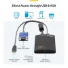 Adaptador StarTech.com consola KVM para USB 2.0 para portátil carrinho de crash