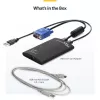 Adaptador StarTech.com consola KVM para USB 2.0 para portátil carrinho de crash