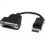 Adaptador StarTech.com DisplayPort para DVI – Adaptador/conversor de vídeo ativo DisplayPort para DVI-D 1080p – Adaptador dongle de cabo DP 1.2 para monitor DVI – Adaptador DP para DVI – ficha DP com bloqueio