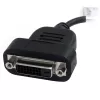 Adaptador StarTech.com DisplayPort para DVI – Adaptador/conversor de vídeo ativo DisplayPort para DVI-D 1080p – Adaptador dongle de cabo DP 1.2 para monitor DVI – Adaptador DP para DVI – ficha DP com bloqueio