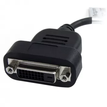 Adaptador StarTech.com DisplayPort para DVI – Adaptador/conversor de vídeo ativo DisplayPort para DVI-D 1080p – Adaptador dongle de cabo DP 1.2 para monitor DVI – Adaptador DP para DVI – ficha DP com bloqueio