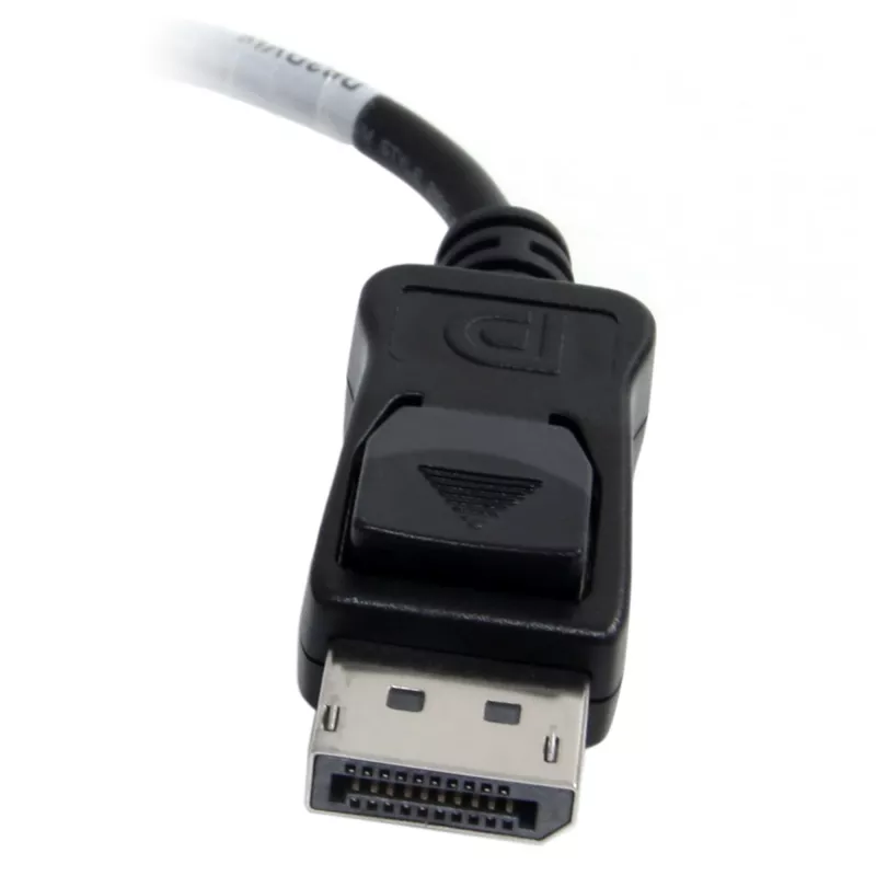 Adaptador StarTech.com DisplayPort para DVI – Adaptador/conversor de vídeo ativo DisplayPort para DVI-D 1080p – Adaptador dongle de cabo DP 1.2 para monitor DVI – Adaptador DP para DVI – ficha DP com bloqueio