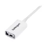Cabo de extensão USB 2.0 StarTech.com 3 m branco A para A – macho/fêmea
