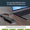 Caixa StarTech.com para SSD M.2 SATA - USB 3.1 (10 Gbit/s) com cabo USB-C