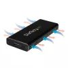 Caixa StarTech.com para SSD M.2 SATA - USB 3.1 (10 Gbit/s) com cabo USB-C