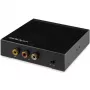 StarTech.com HD2VID2 conversor de HDMI para RCA (vídeo composto) com áudio, NTSC/PAL, 1080p, preto
